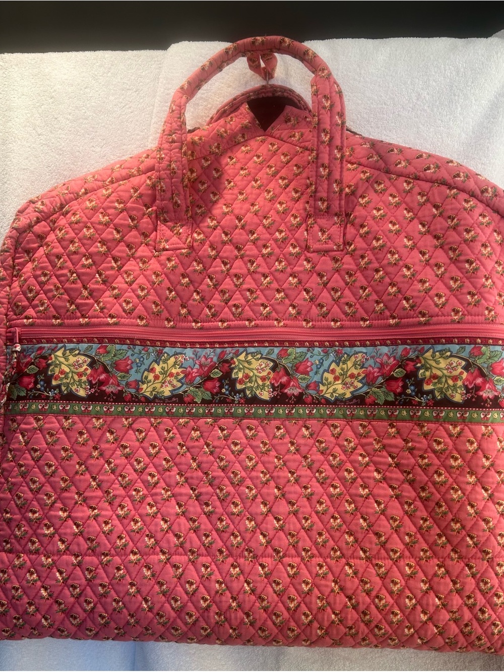 Garment Bag Vera Bradley Pink Pansy - Picture 12 of 15